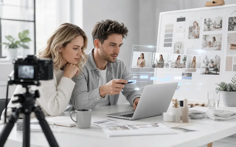AI-assisted creator content production workflow